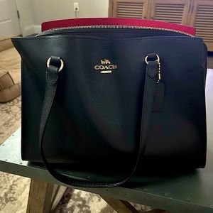 Coach top handle bag tote bag